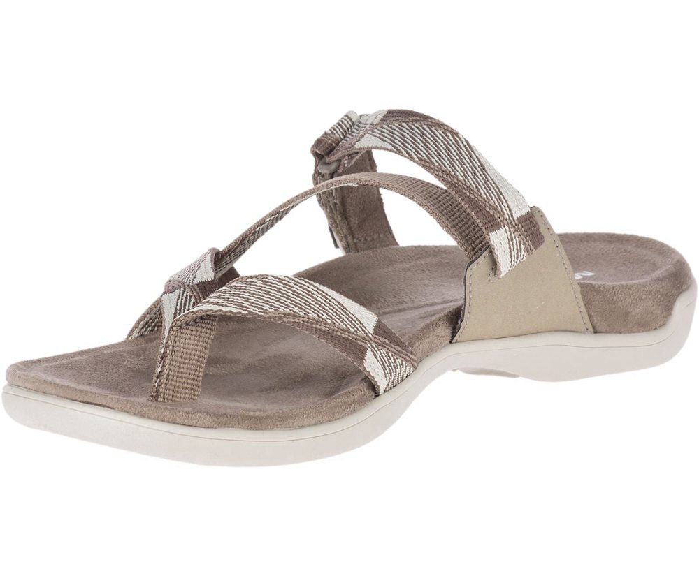Merrell Sandals Grey - District Mendi Thong - Womens 05QSWFUZK